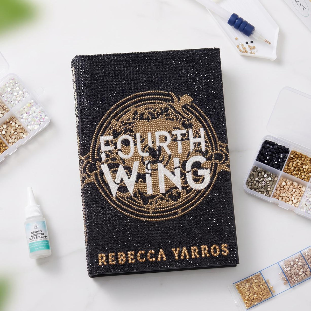 Fourth Wing Book Bedazzle Kit